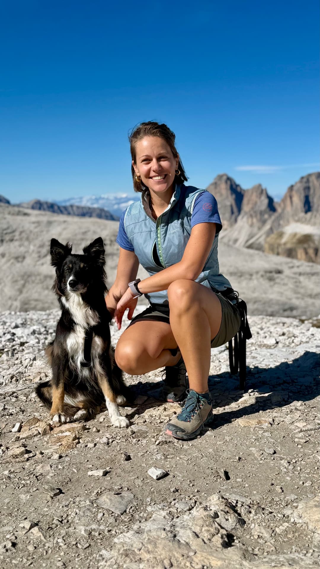 Rossella, educatrice cinofila in Val di Fassa